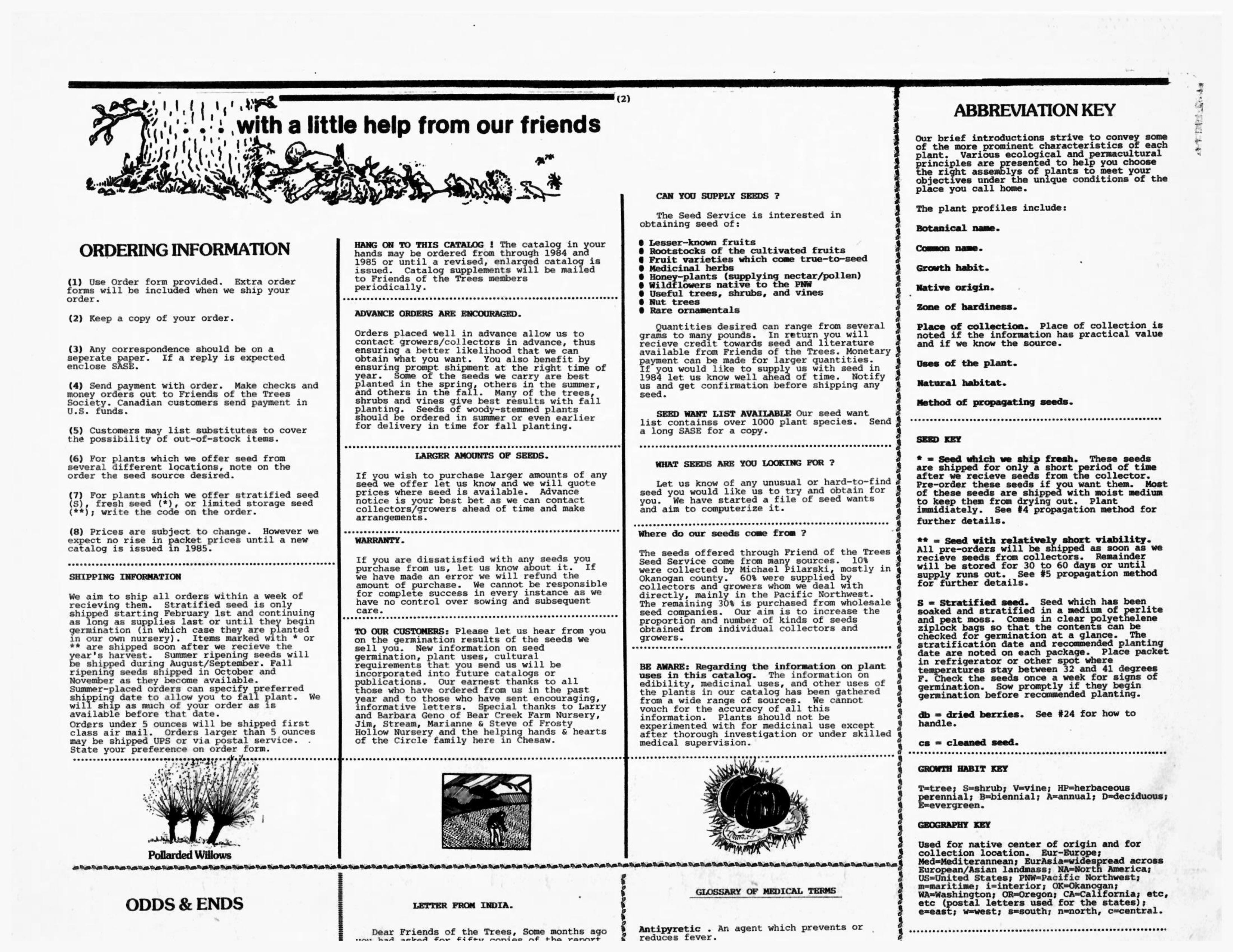 Seed Service Catalog 1984 '85 Part 2-03